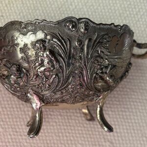 Ornate Silver Decorative Bowl